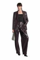 The Andamane Tracy-low Rise Pants In Bordeaux Polyester