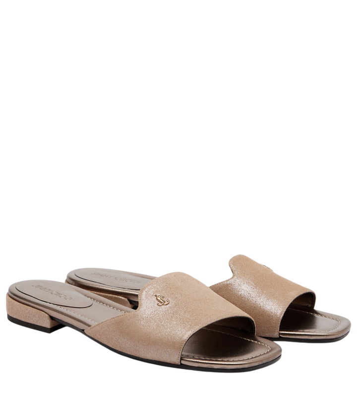 Photo: Jimmy Choo Dina leather slides