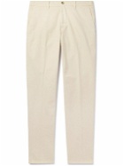 Altea - Dumbo Straight-Leg Cotton-Blend Gabardine Trousers - Neutrals