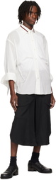 CMMAWEAR White Drape Shirt