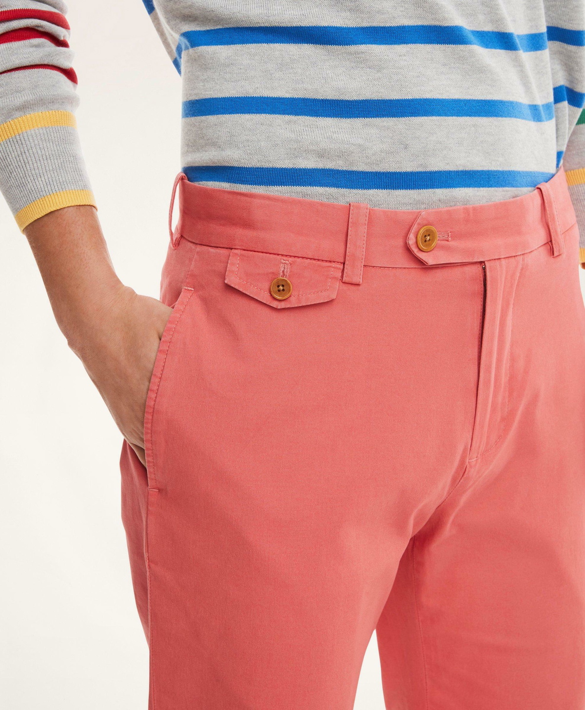 brooks brothers red fleece chinos