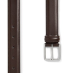 Anderson's - 3cm Dark-Brown Leather Belt - Brown