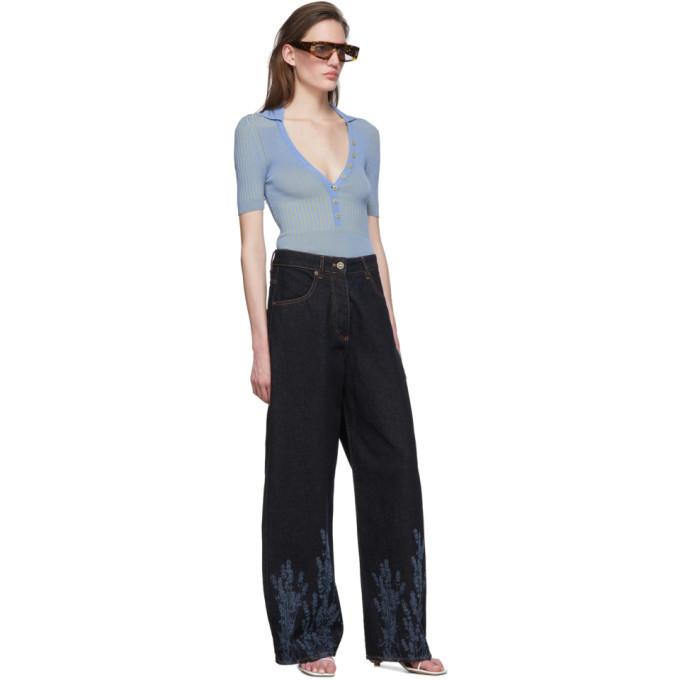 Jacquemus Navy Le Jean De Nimes Jeans Jacquemus