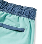 Faherty - Beacon Mid-Length Colour-Blocked Swim Shorts - Blue
