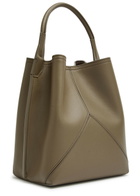 Victoria Beckham Victoria Leather Bucket bag - Khaki - One Size