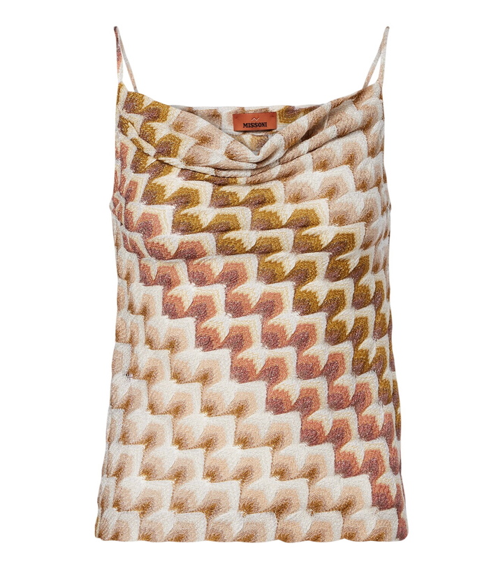 Photo: Missoni Lamé top