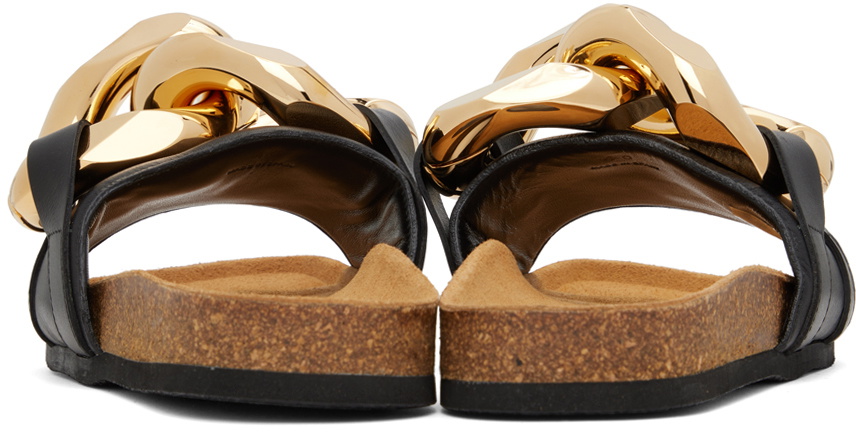 JW Anderson Black Chain Slides