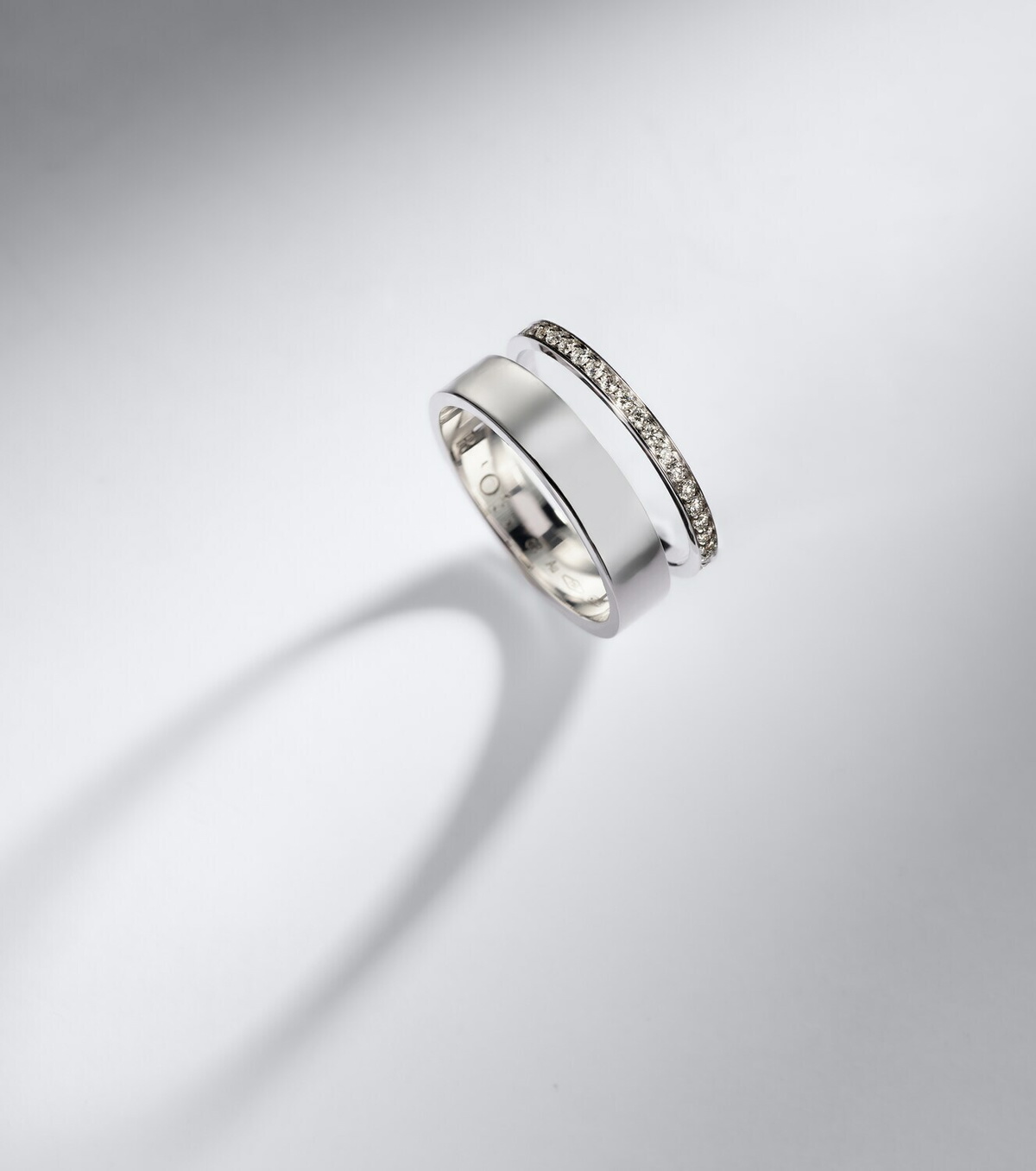 Repossi Berbere 18kt white gold ring with diamonds