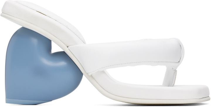 Photo: YUME YUME White Love Heeled Sandals
