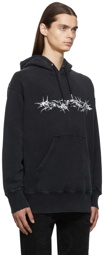 Givenchy Black Barbed Wire Hoodie