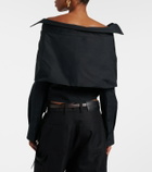 Balenciaga Off-shoulder cotton top