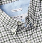 Freemans Sporting Club - CS-1 Button-Down Collar Gingham Cotton-Twill Shirt - Green