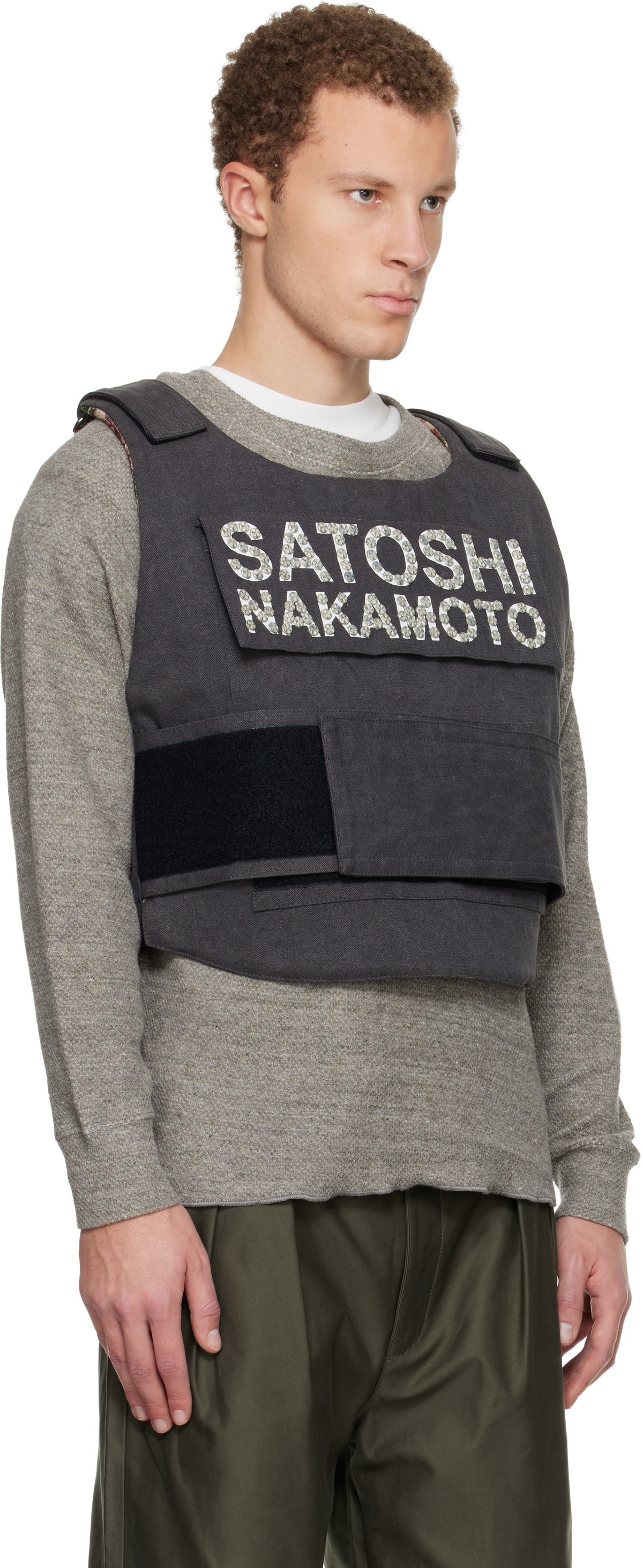 Satoshi Nakamoto Black Tactical Vest