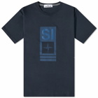 Stone Island Men's Abbrevaiation One Graphic T-Shirt in Navy