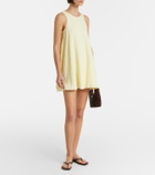 Montce Betsie gingham minidress and scarf set