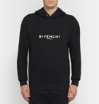 Givenchy - Logo-Print Loopback Cotton-Jersey Hoodie - Men - Black