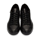 Feit Black Hand-Sewn Rubber Low Sneakers