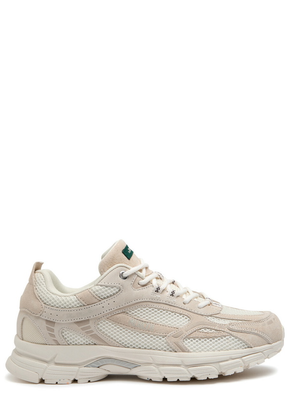 Photo: Mercer The Re-run Panelled Mesh Sneakers Off White