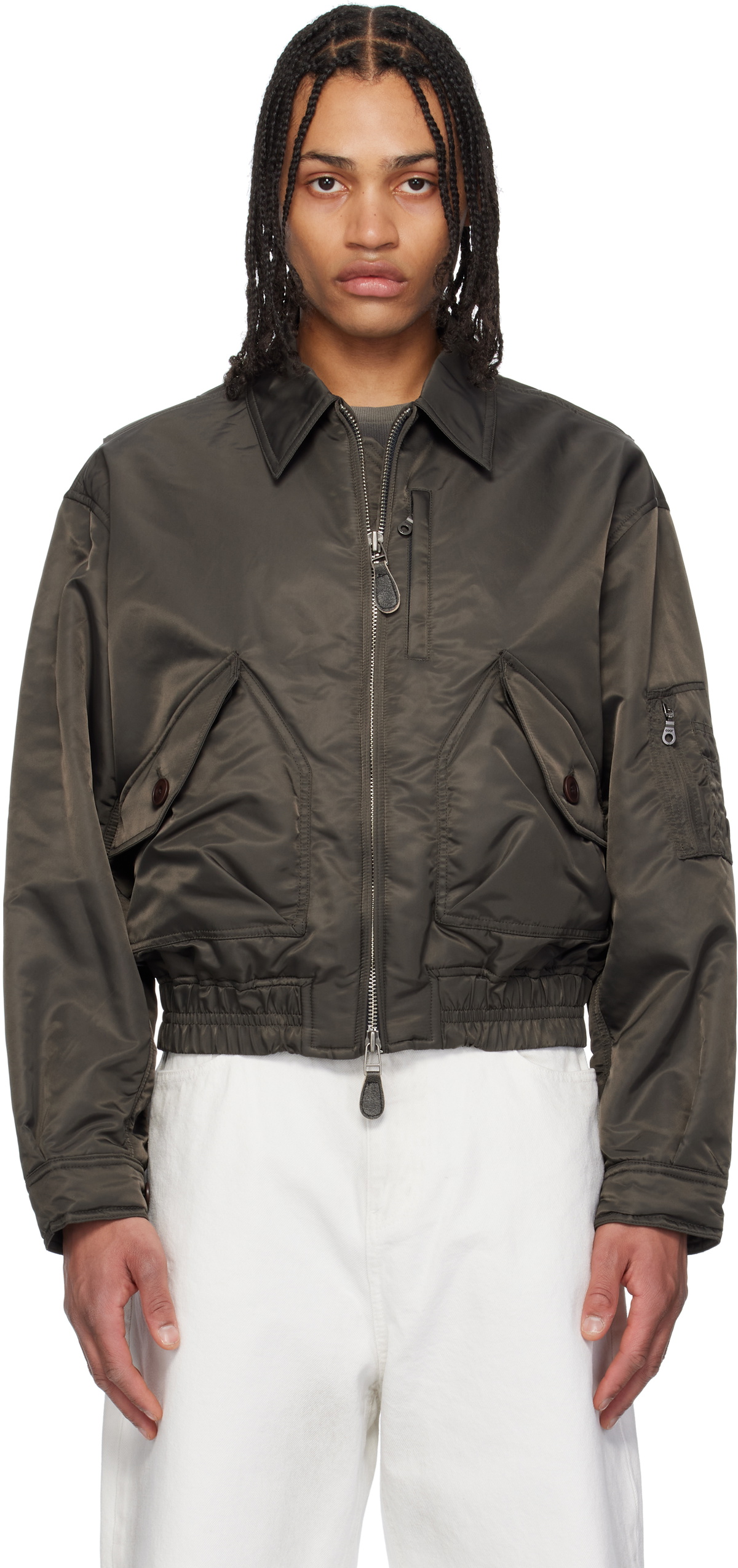 COOR Khaki MK-3 Flight Bomber Jacket COOR