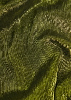Forte_forte Lamé Voile Trousers Green