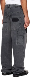 AMBUSH Black Work Jeans