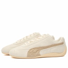 Puma Women's Speedcat Elevated Sneaker in Warm White/Ice Coffee