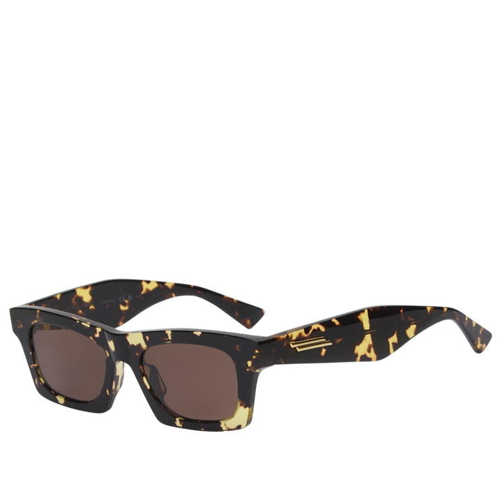 Photo: Bottega Veneta Eyewear Bottega Veneta BV1457S Sunglasses in Havana/Brown 