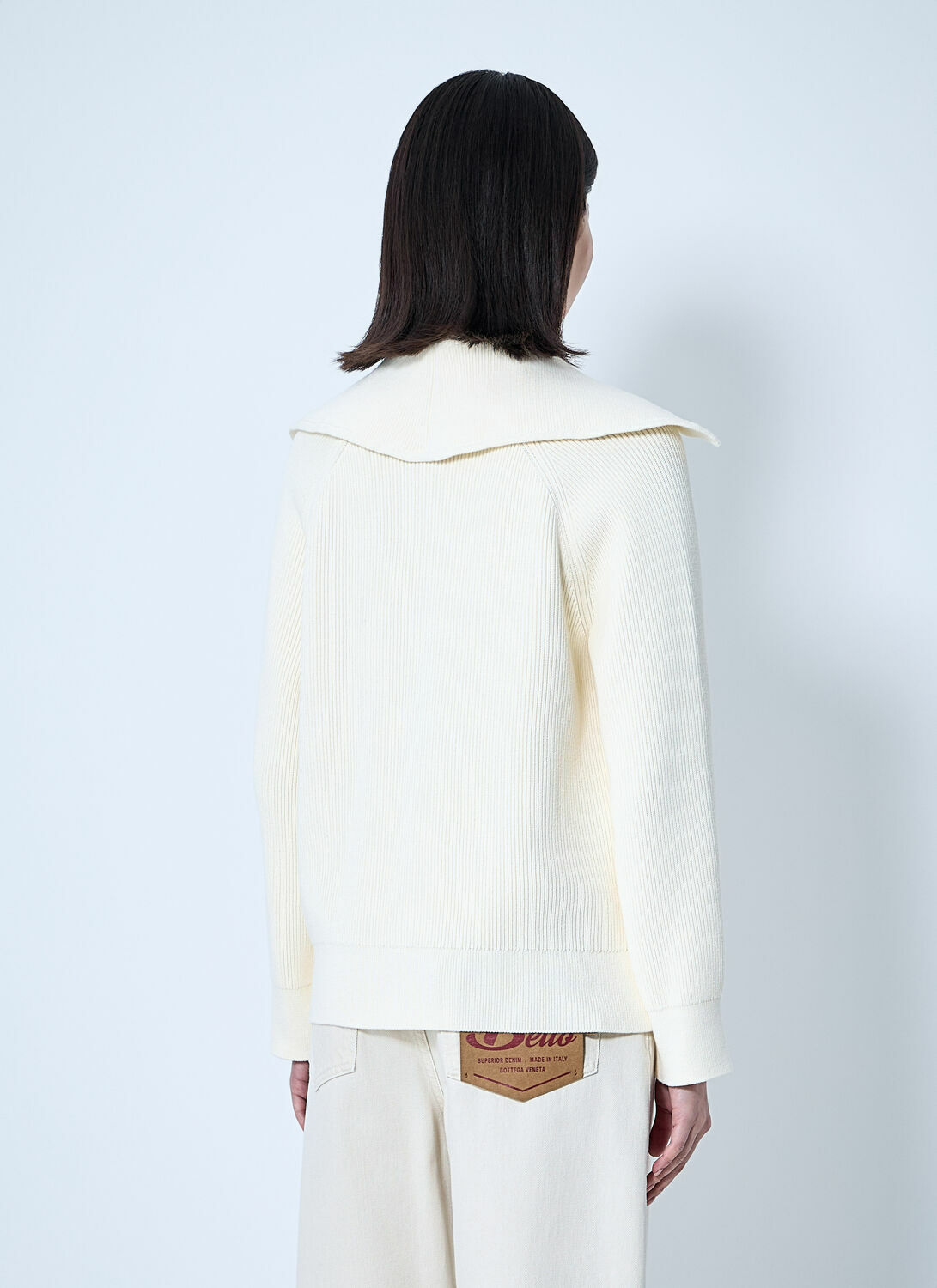 Bottega Veneta Cotton Ribbed Cardigan