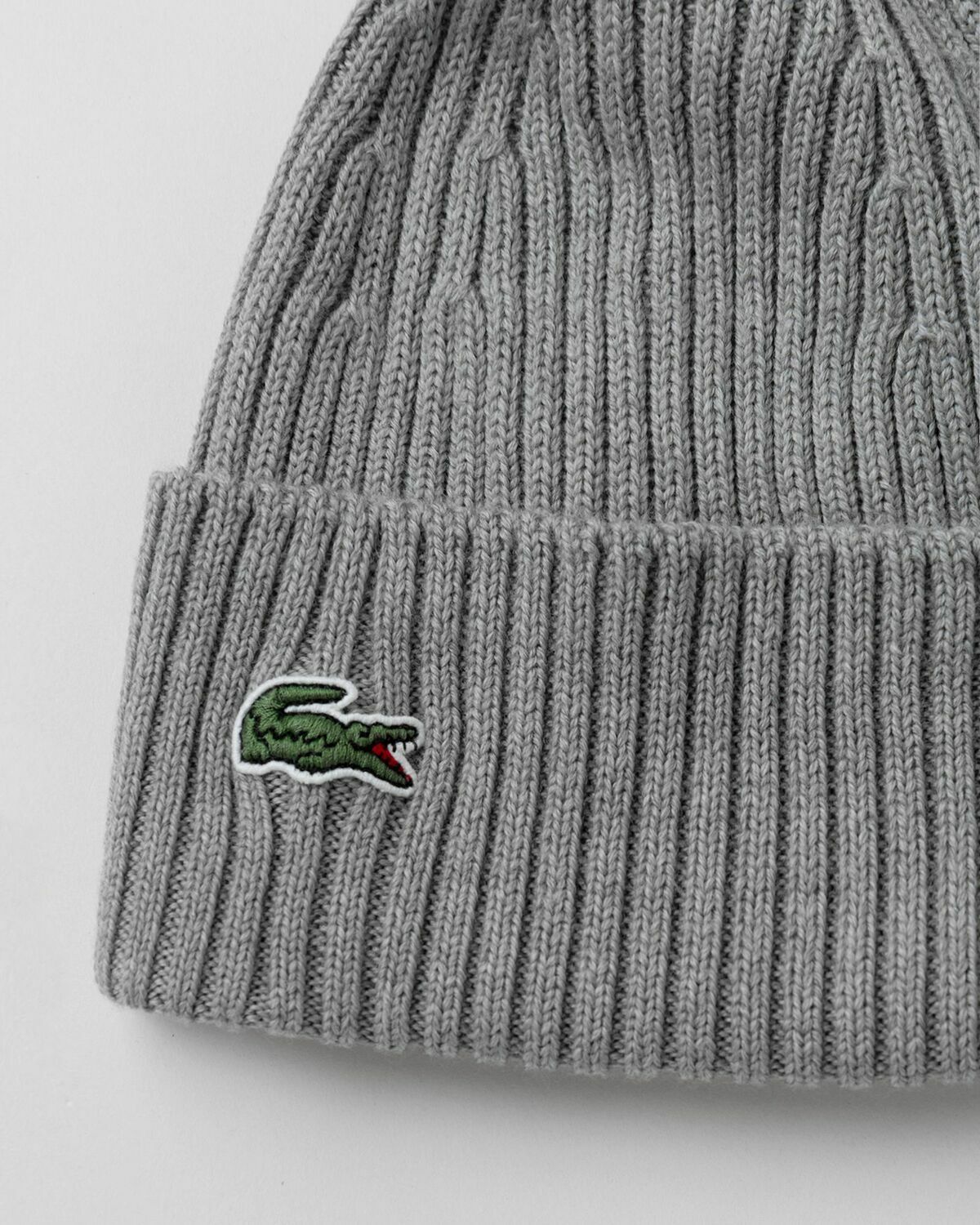 Lacoste Knitted Cap Grey Beanies