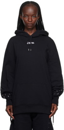 Jean Paul Gaultier Black 'The Lace-Up JPG' Hoodie