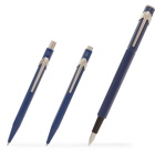 Caran d'Ache - 849 Fountain Pen, Ballpoint Pen and Mechanical Pencil Gift Set - Blue