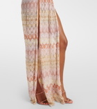 Missoni Open-back lamé jumpsuit