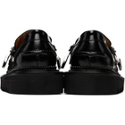 Toga Virilis Black Leather Loafers