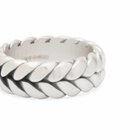 Serge DeNimes Men's Laurel Ring in Silver