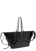 Balmain Glossed Leather Tote bag - Black - One Size