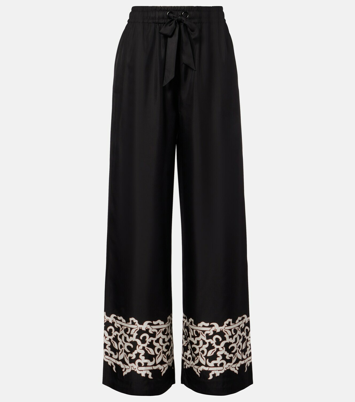 Rebecca Vallance Sundia silk wide-leg pants
