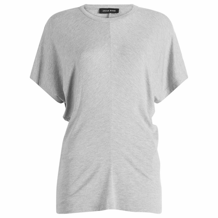 Photo: Anine Bing Women's Zadig T-shirt in Grey Melange