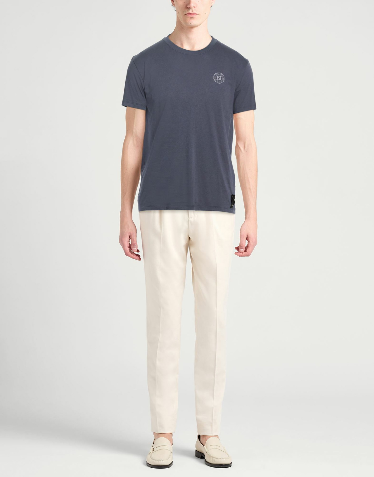 Fendi Mens T-shirt Slate in Blue