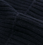 Officine Generale - Ribbed Cashmere Beanie - Men - Navy