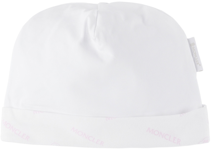 Moncler Enfant Baby White & Pink Printed Three-Piece Set
