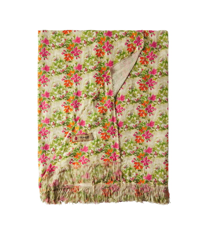 Photo: The House of Lyria Tormento floral linen tablecloth