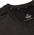 Reigning Champ - Performance Mesh-Panelled Mélange Jersey T-Shirt - Men - Black