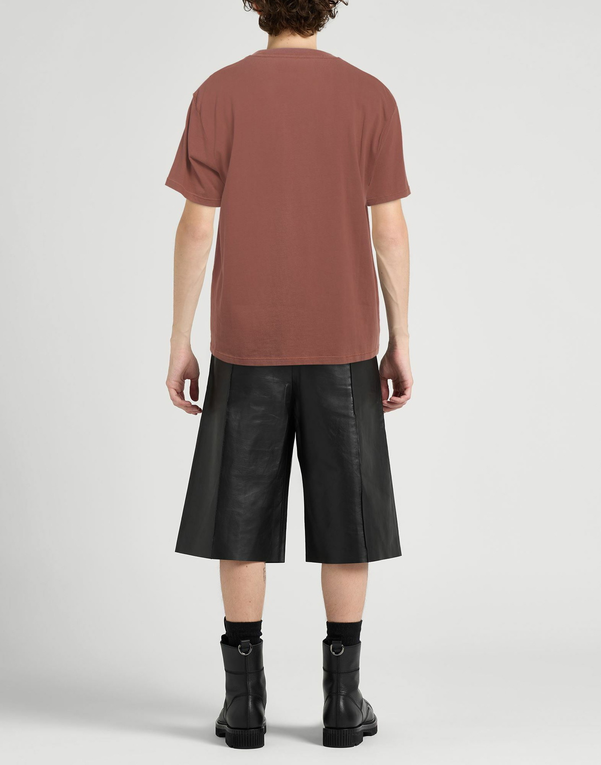Erl Mens T-shirt in Brown