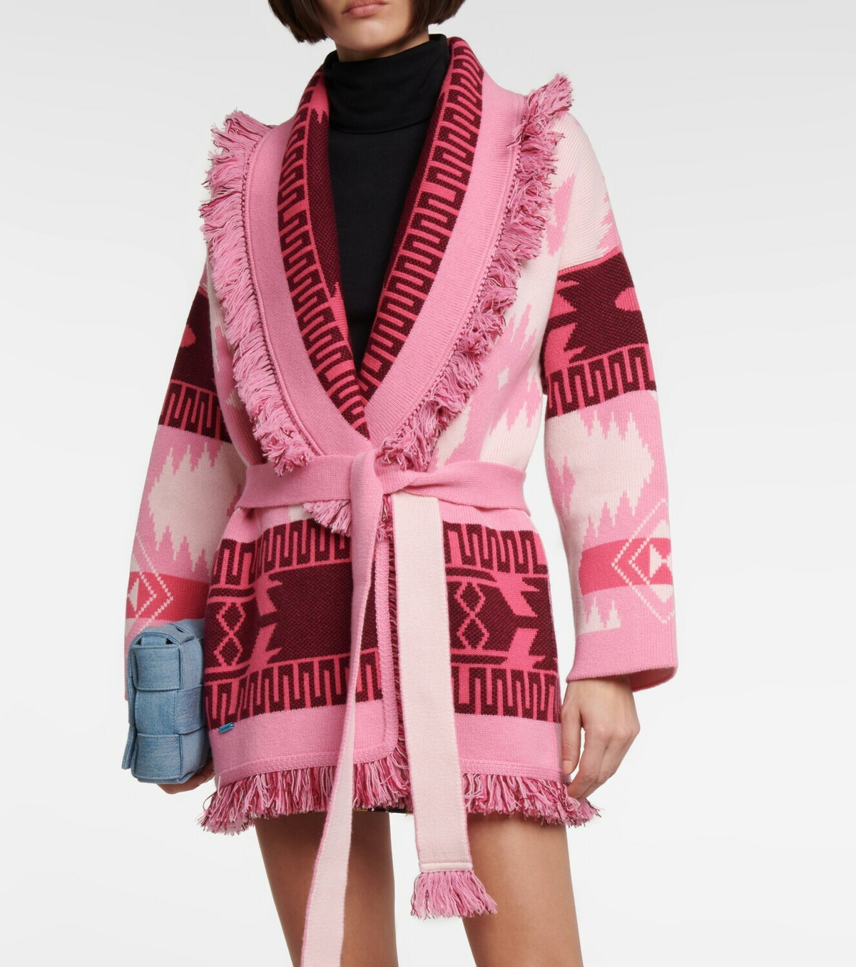 Alanui - Icon jacquard cashmere cardigan
