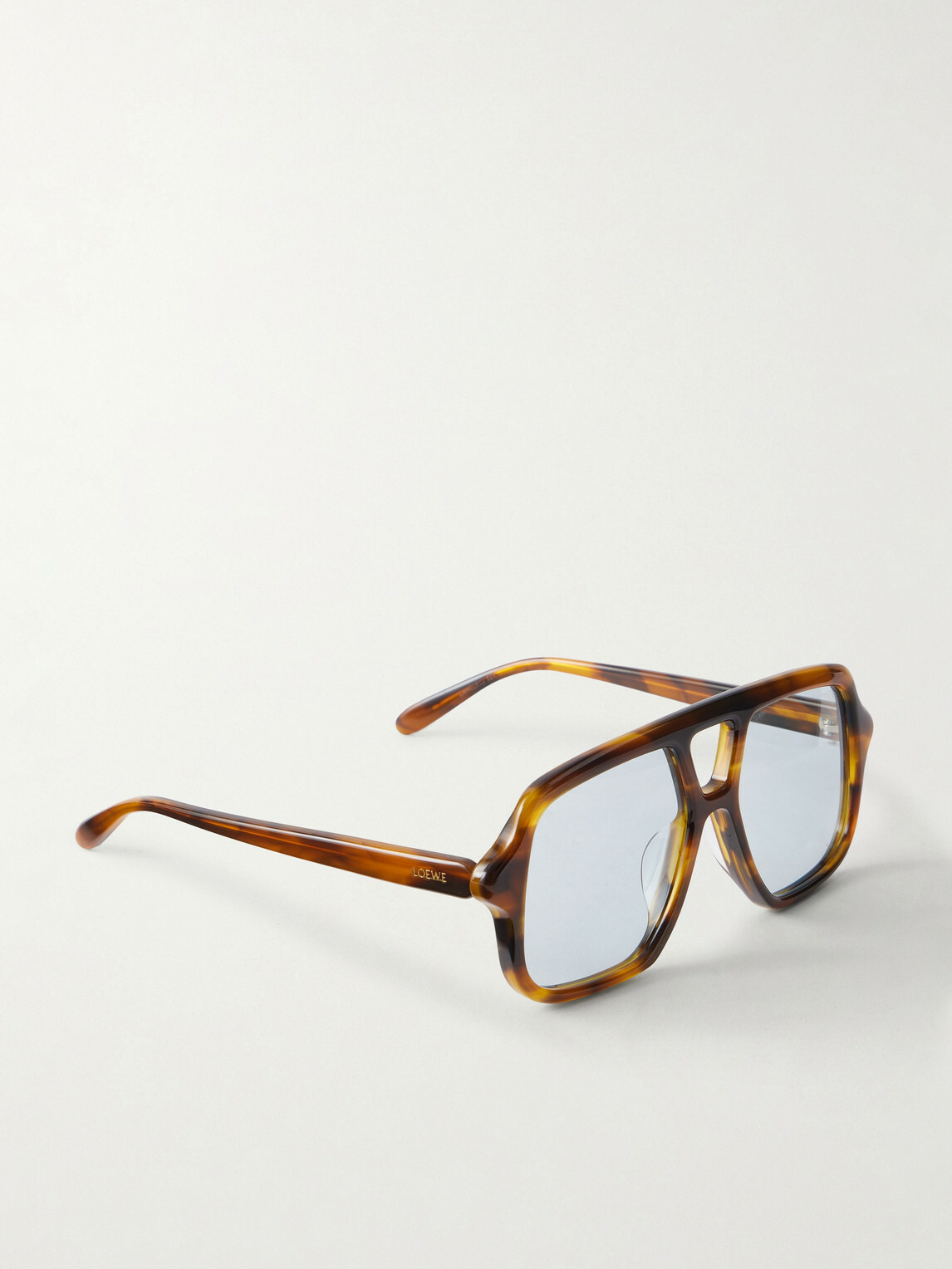 LOEWE - Aviator-Style Tortoiseshell Acetate Sunglasses