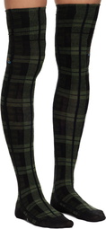 Vivienne Westwood Green Over The Knee Socks