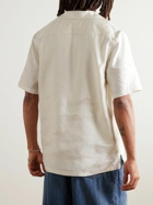 MANAAKI - Mana Camp-Collar Printed Lyocell and Linen-Blend Shirt - Neutrals