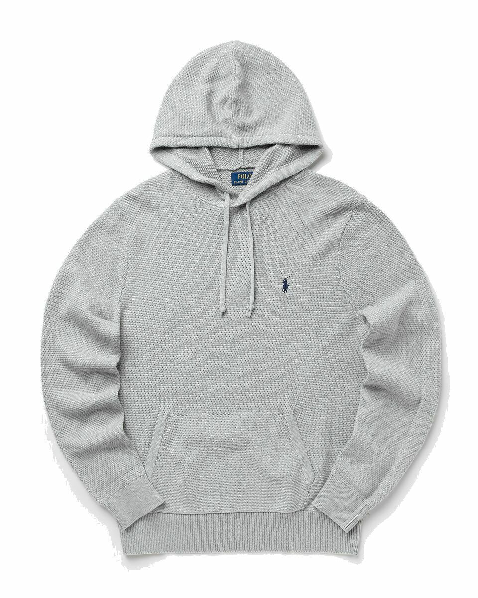 Photo: Polo Ralph Lauren Lswvnstpohd Long Sleeve Pullover Grey - Mens - Pullovers