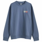 New Balance Athletics Premium Logo Crew Sweat in Vintage Indigo