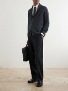 John Smedley - Rockford Shawl-Collar Recycled-Cashmere and Merino Wool-Blend Cardigan - Gray